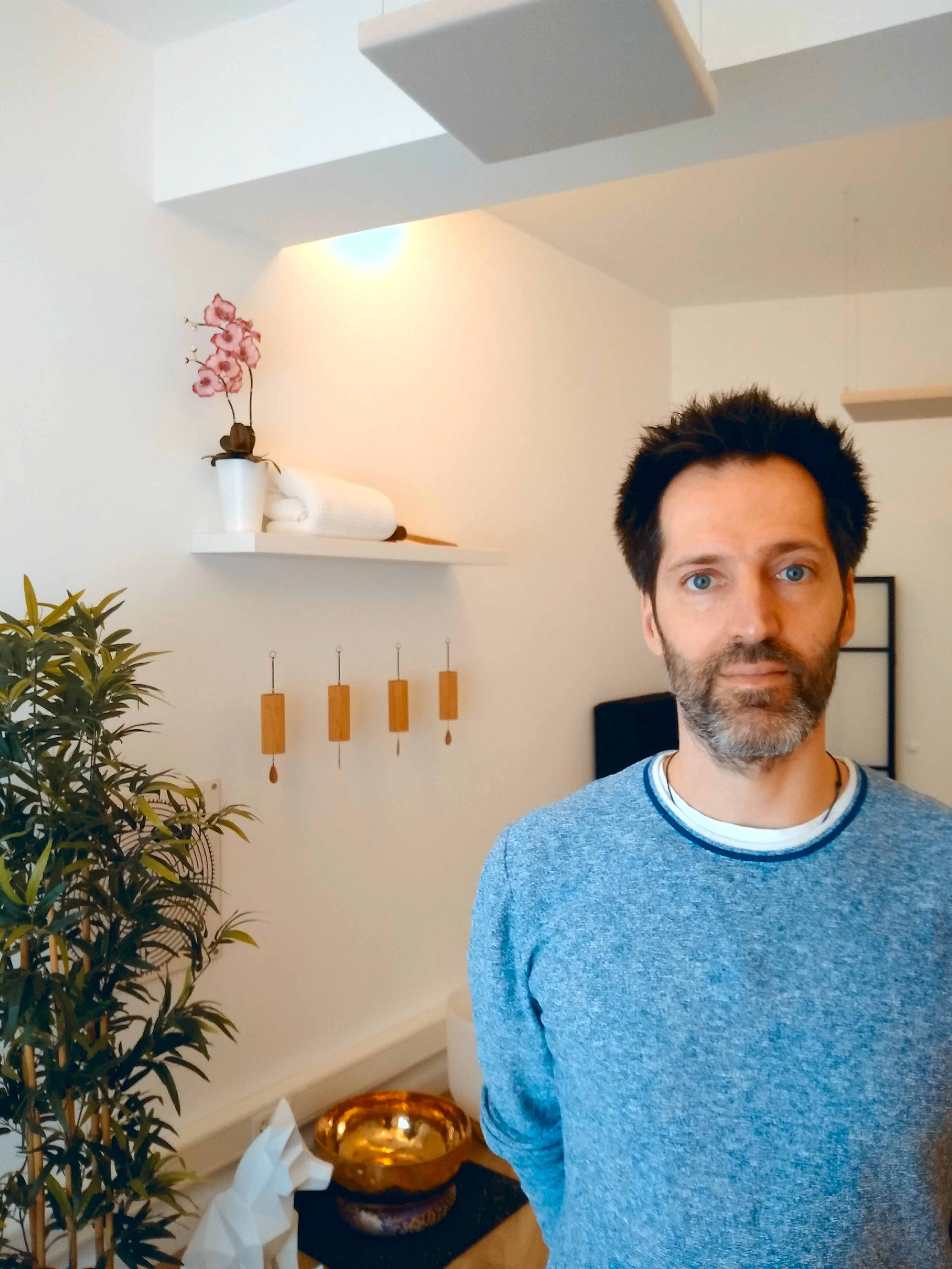 Giorgio Valentini dans son cabinet